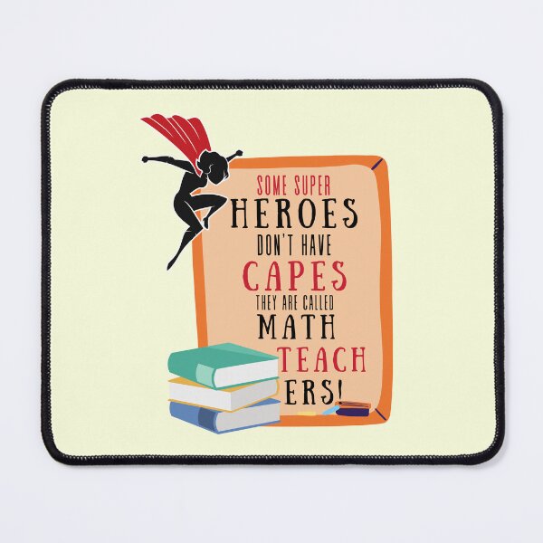 Item preview, Superhero Math Teacher Appreciation designed and sold by superteachers.