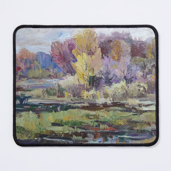 Item preview, Autumn oil painting Ukrainian impressionism designed and sold by DmitrySkripnyc.