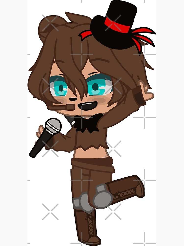 Cheerful Chibi Boy Singer Gacha Club. Oc friends forever Gacha life - Gacha  Club Dolls | Poster