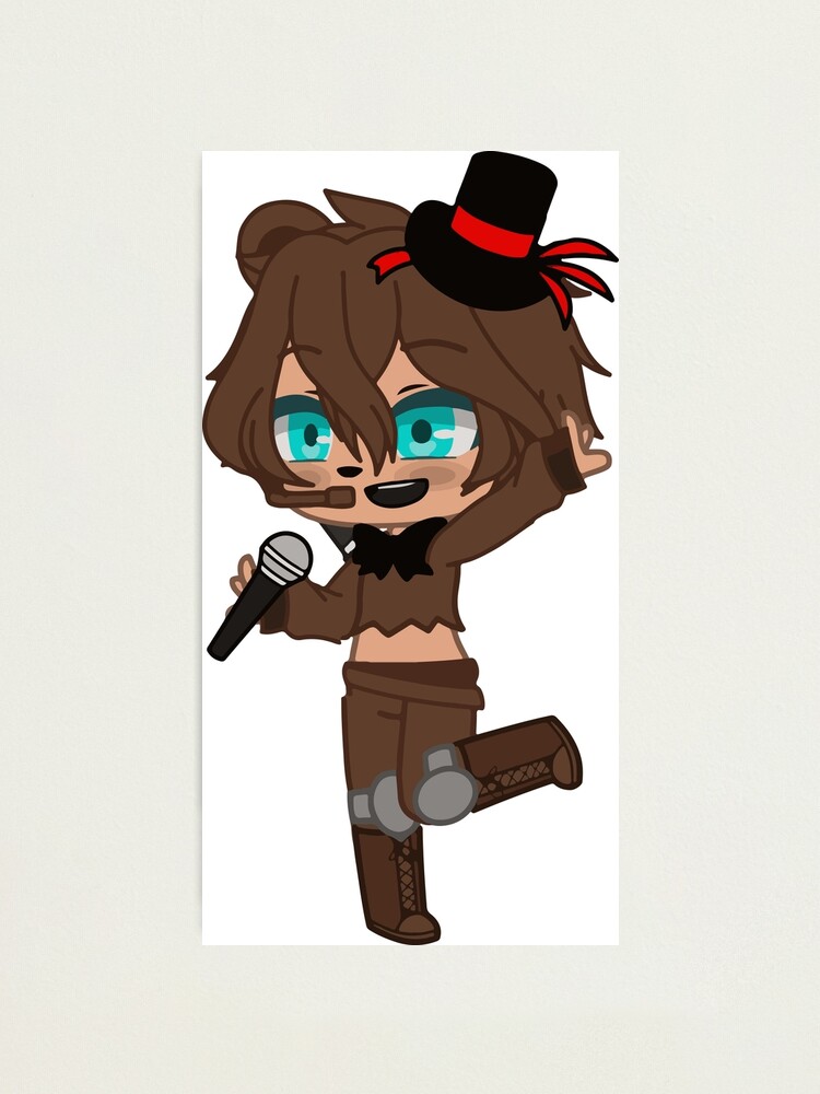 Cheerful Chibi Boy Singer Gacha Club. Oc friends forever Gacha life - Gacha  Club Dolls | Art Board Print