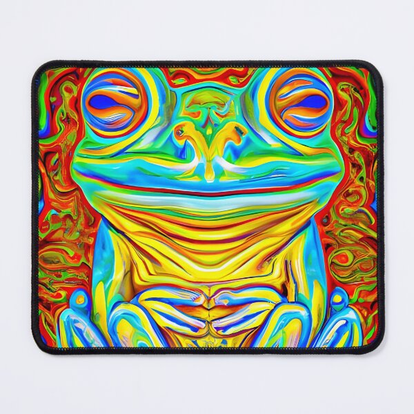 Item preview, Froggy Animal Spirit (11) - Trippy Psychedelic Frog designed and sold by TheThirdEye.