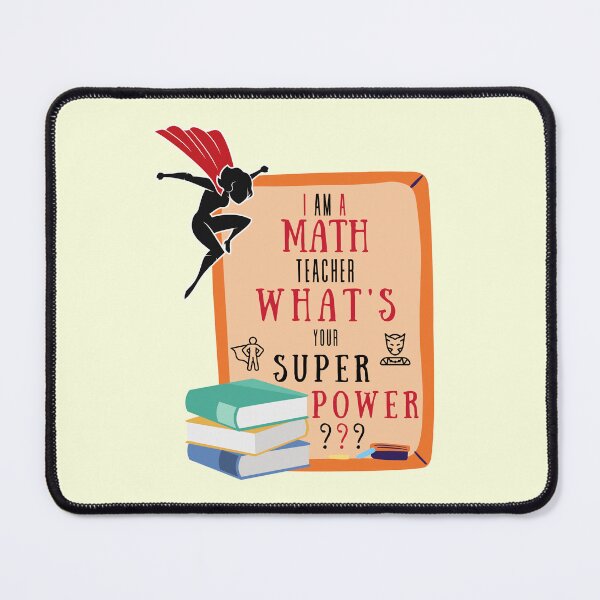 Item preview, Superhero Math Teacher Appreciation designed and sold by superteachers.