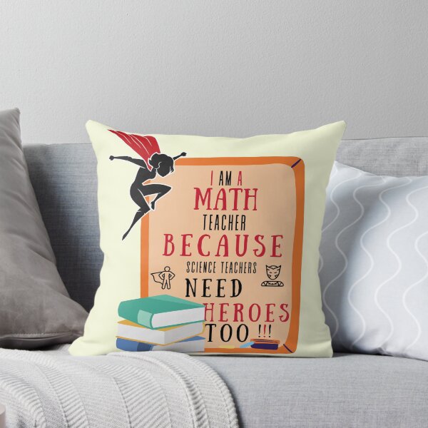 Item preview, Superhero Math Teacher Appreciation designed and sold by superteachers.