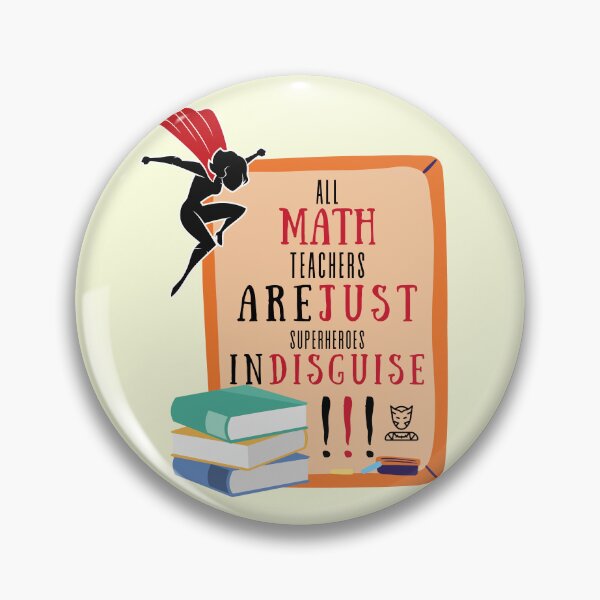 Item preview, Superhero Math Teacher Appreciation designed and sold by superteachers.