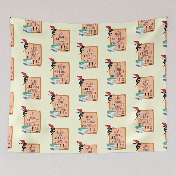 Item preview, Superhero Math Teacher Appreciation designed and sold by superteachers.