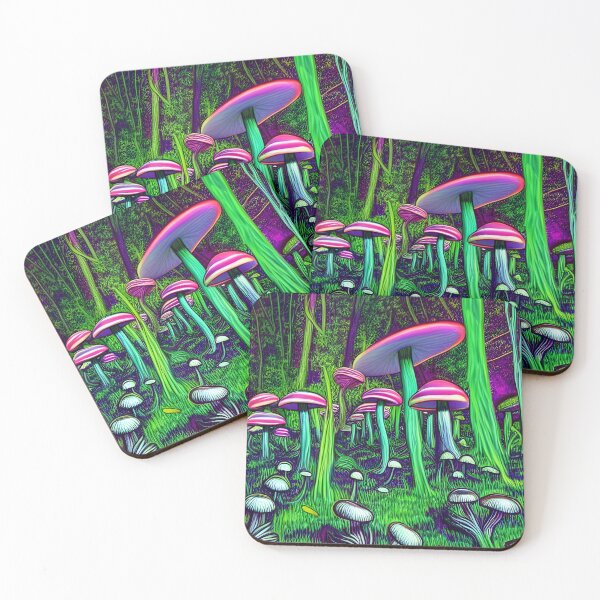 Item preview, Psychedelic mushroom art designed and sold by brandway.