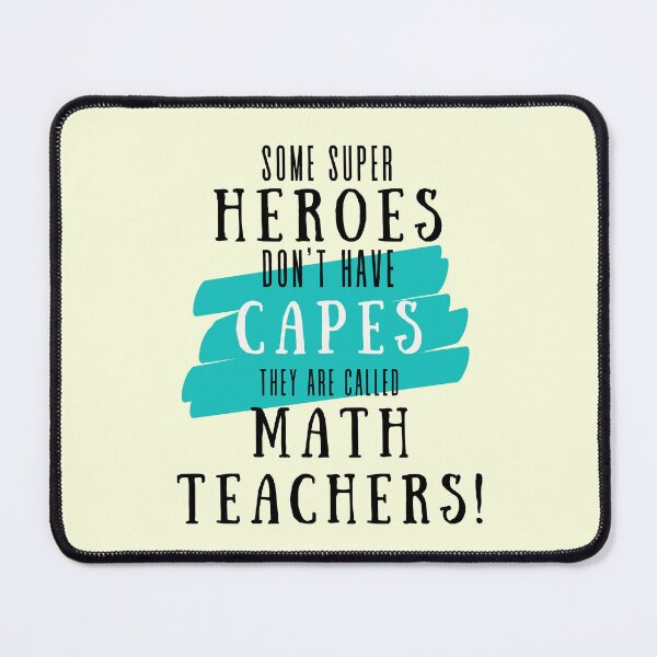Item preview, Superhero Math Teacher Appreciation designed and sold by superteachers.