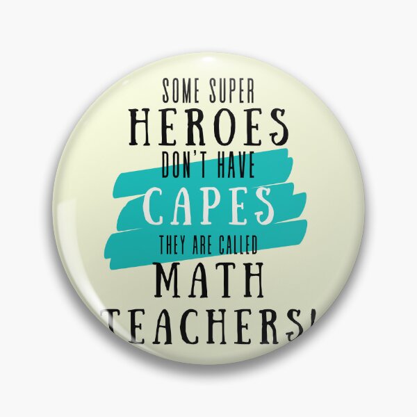 Item preview, Superhero Math Teacher Appreciation designed and sold by superteachers.