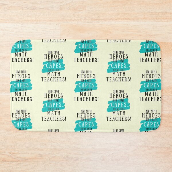 Item preview, Superhero Math Teacher Appreciation designed and sold by superteachers.