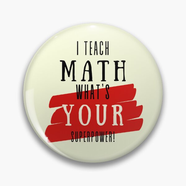 Item preview, Superhero Math Teacher Appreciation designed and sold by superteachers.