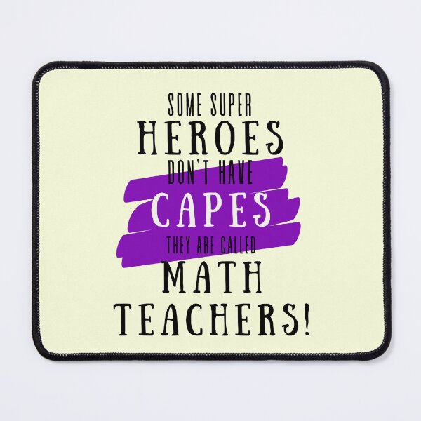 Item preview, Superhero Math Teacher Appreciation designed and sold by superteachers.
