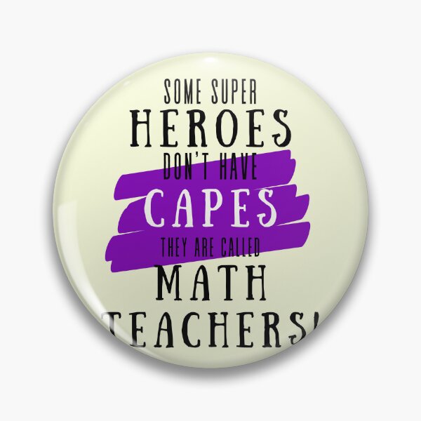 Item preview, Superhero Math Teacher Appreciation designed and sold by superteachers.