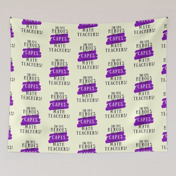 Item preview, Superhero Math Teacher Appreciation designed and sold by superteachers.