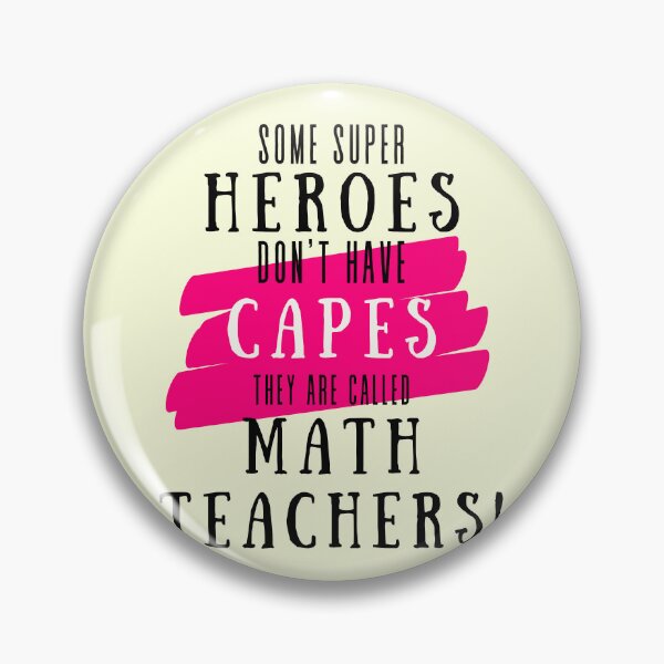 Item preview, Superhero Math Teacher Appreciation designed and sold by superteachers.