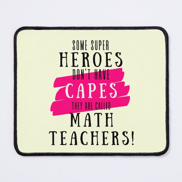 Item preview, Superhero Math Teacher Appreciation designed and sold by superteachers.