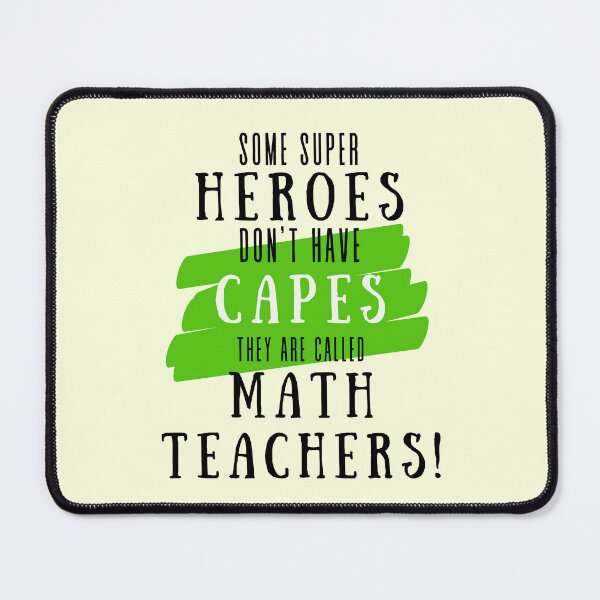 Item preview, Superhero Math Teacher Appreciation designed and sold by superteachers.