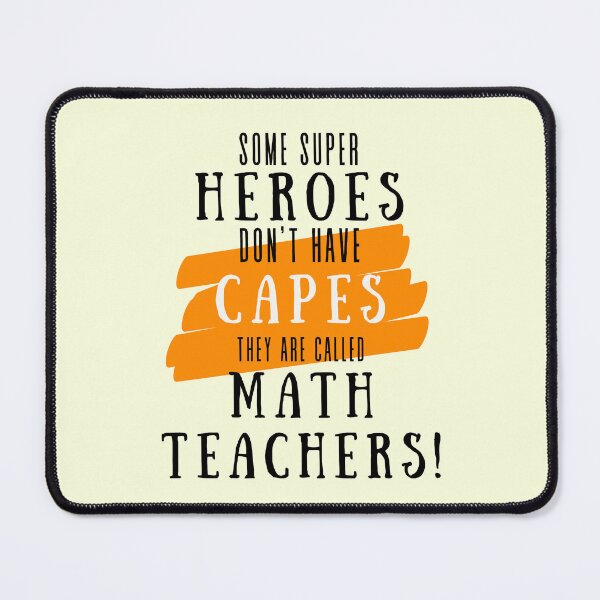 Item preview, Superhero Math Teacher Appreciation designed and sold by superteachers.