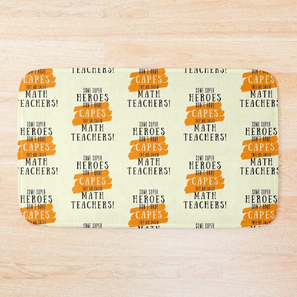 Item preview, Superhero Math Teacher Appreciation designed and sold by superteachers.