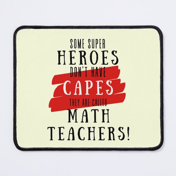 Item preview, Superhero Math Teacher Appreciation designed and sold by superteachers.