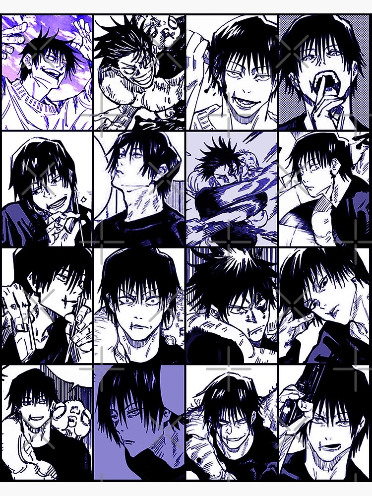 Toji Fushiguro Jujutsu Kaisen Manga Panels Collage Art Print For Sale By Angellinx3 Redbubble 4099