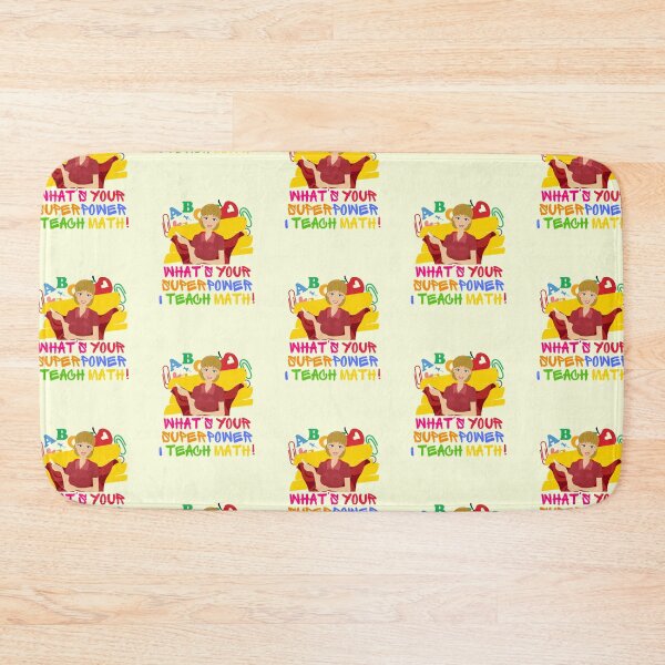 Item preview, I Teach Math Teacher Appreciation designed and sold by superteachers.