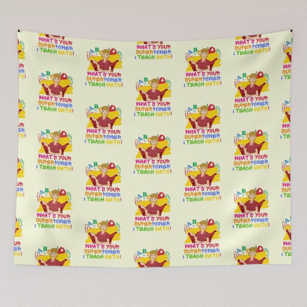 Item preview, I Teach Math Teacher Appreciation designed and sold by superteachers.