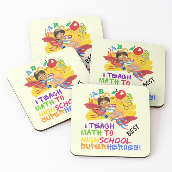 Item preview, Math Teacher Superhero Appreciation designed and sold by superteachers.