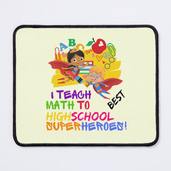 Item preview, Math Teacher Superhero Appreciation designed and sold by superteachers.