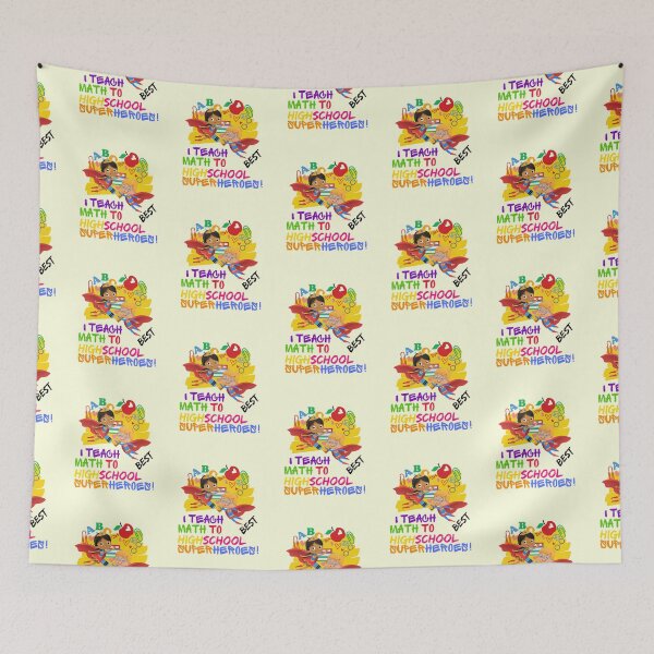 Item preview, Math Teacher Superhero Appreciation designed and sold by superteachers.