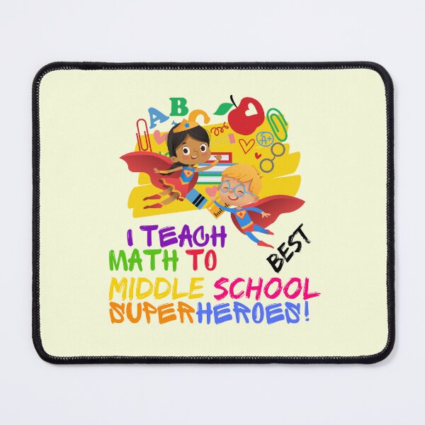 Item preview, Math Teacher Superhero Appreciation designed and sold by superteachers.