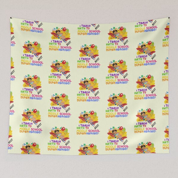 Item preview, Math Teacher Superhero Appreciation designed and sold by superteachers.