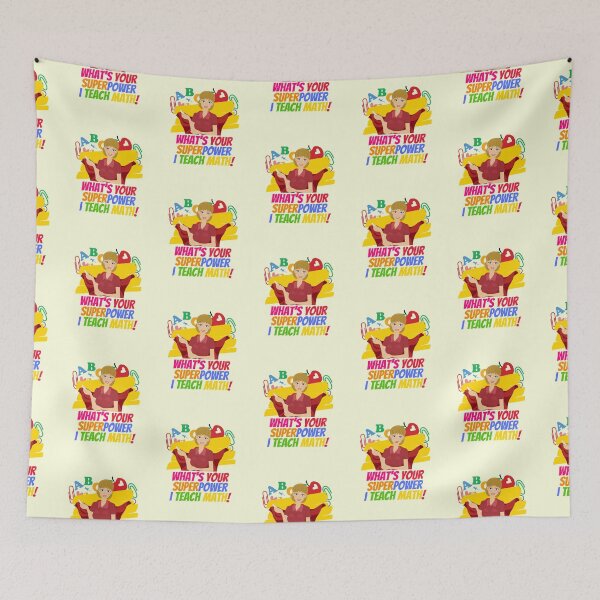 Item preview, Math Teacher Superhero Appreciation designed and sold by superteachers.