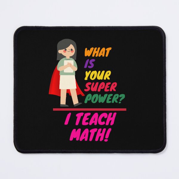 Item preview, Superhero Math Teacher Appreciation designed and sold by superteachers.