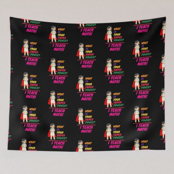 Item preview, Superhero Math Teacher Appreciation designed and sold by superteachers.