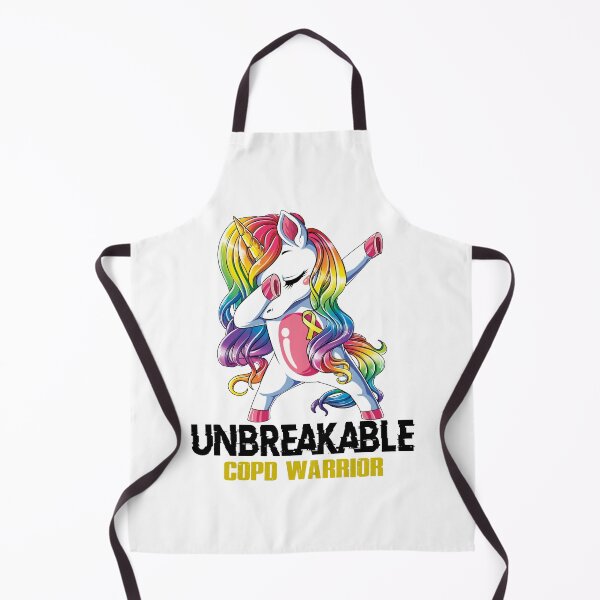 Item preview, COPD Awareness - Unicorn COPD Warrior Ribbon UNBREAKABLE designed and sold by Fernandezf.