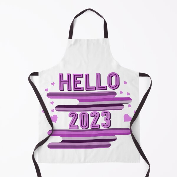 Item preview, Hello 2023 new year’s design pink designed and sold by TipTopTapo.