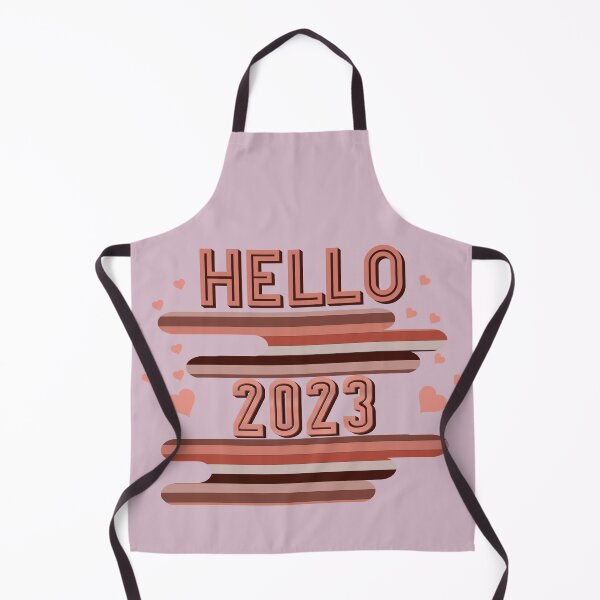 Item preview, Hello 2023 new year’s design peach designed and sold by TipTopTapo.