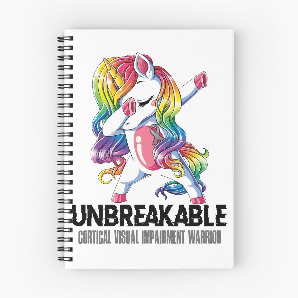 Item preview, Cortical Visual Impairment Awareness - Unicorn Cortical Visual Impairment Warrior Ribbon UNBREAKABLE designed and sold by Fernandezf.