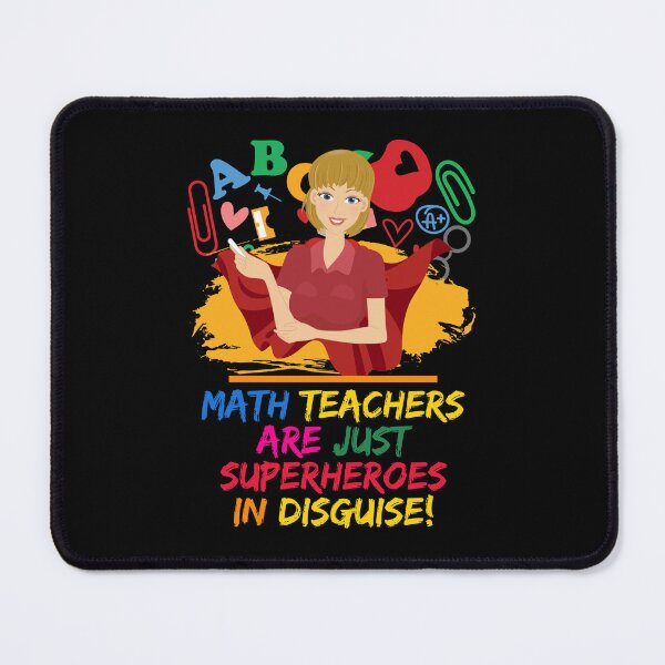 Item preview, Superhero Math Teacher Appreciation designed and sold by superteachers.