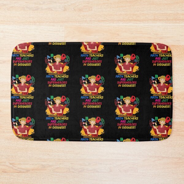 Item preview, Superhero Math Teacher Appreciation designed and sold by superteachers.