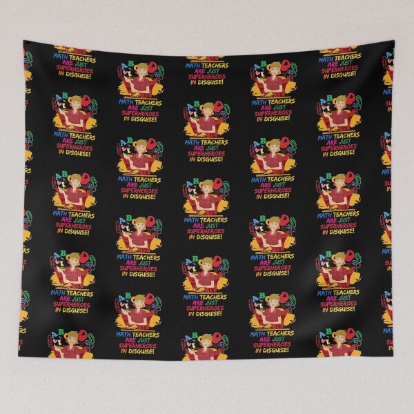 Item preview, Superhero Math Teacher Appreciation designed and sold by superteachers.