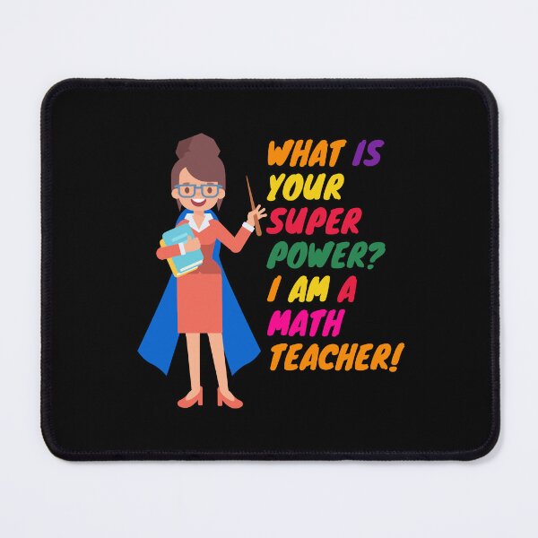 Item preview, Superhero Math Teacher Appreciation designed and sold by superteachers.