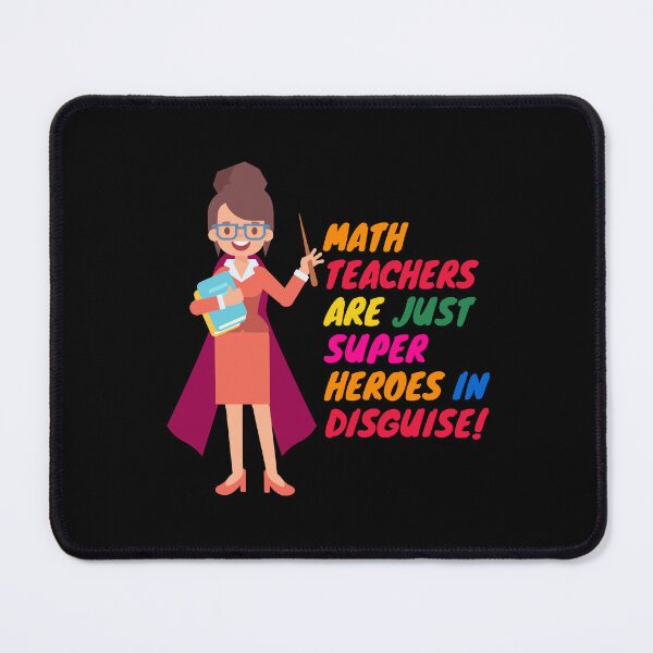 Item preview, Superhero Math Teacher Appreciation designed and sold by superteachers.