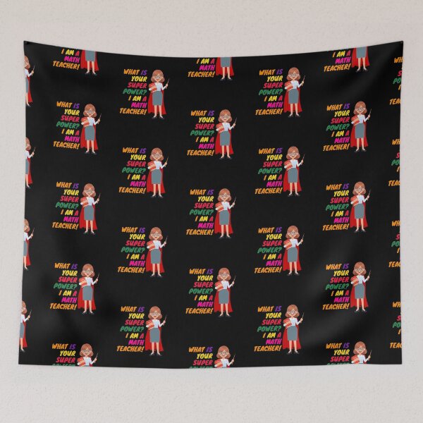 Item preview, Superhero Math Teacher Appreciation designed and sold by superteachers.
