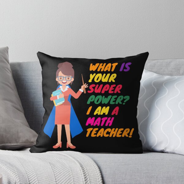 Item preview, Superhero Math Teacher Appreciation designed and sold by superteachers.