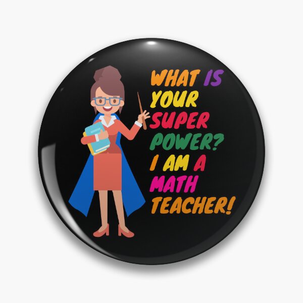 Item preview, Superhero Math Teacher Appreciation designed and sold by superteachers.