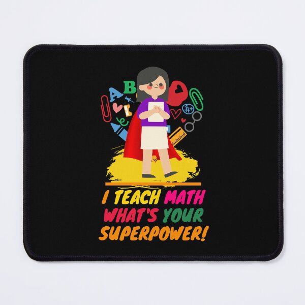 Item preview, Superhero Math Teacher Appreciation designed and sold by superteachers.