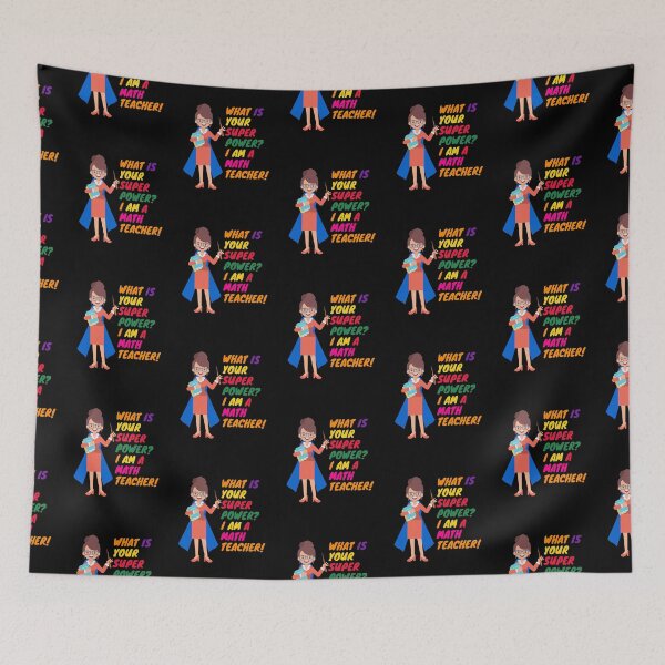 Item preview, Superhero Math Teacher Appreciation designed and sold by superteachers.