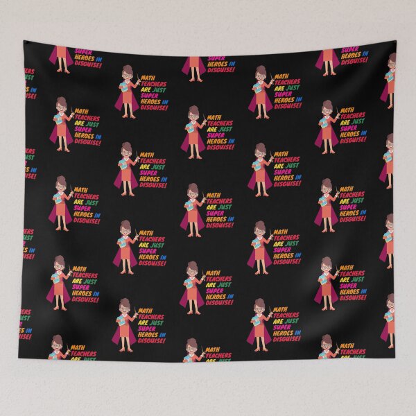 Item preview, Superhero Math Teacher Appreciation designed and sold by superteachers.