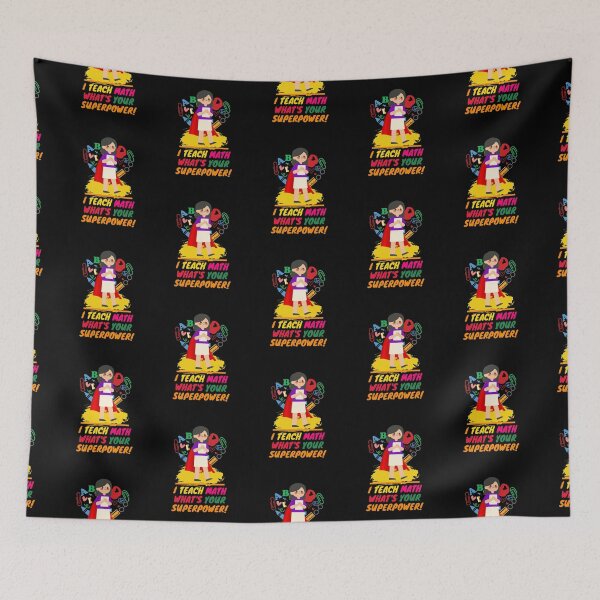 Item preview, Superhero Math Teacher Appreciation designed and sold by superteachers.